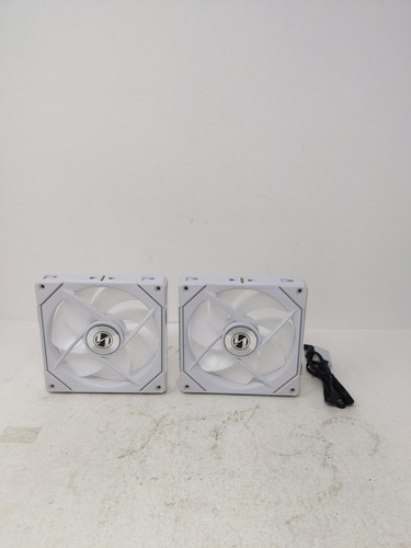 *NO ACCESSORIES* Lian Li UNI Fan SL140 Double Pack White with Controller ARGB 14 - Afbeelding 4 van 6