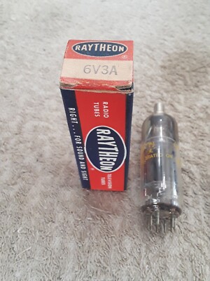 NOS Raytheon 6V3A Vacuum Tube