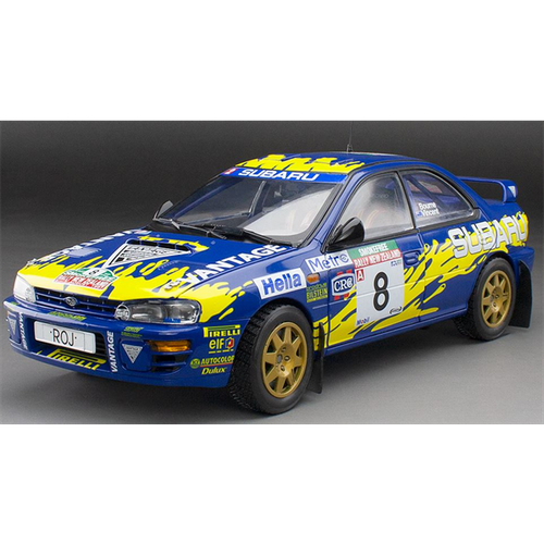 Sunstar 1:18 Scale Subaru Impreza 555 #8 P.Bourne Rally of New Zealand 1997 - 第 1/1 張圖片