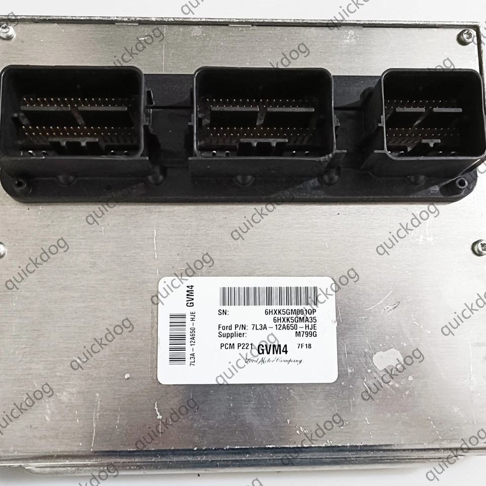 OEM 7L3A-12A650-HJE For 2007-2008 Lincoln Mark LT 5.4L Engine Control Unit PCM - Image 3 of 3