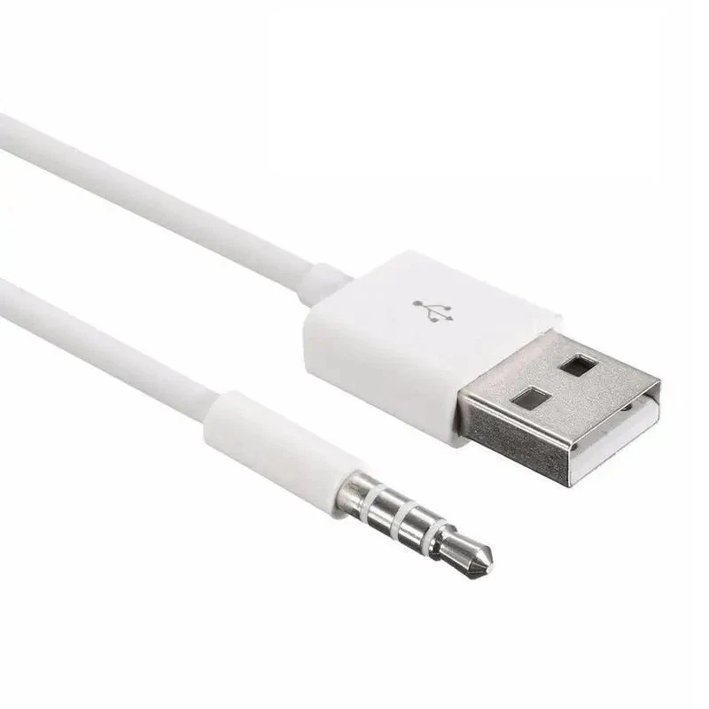 USB Charger Data SYNC Cable for Apple iPod Shuffle 3rd 4th 5th 6th 7th Gen 3.5mm - Image 3 of 4