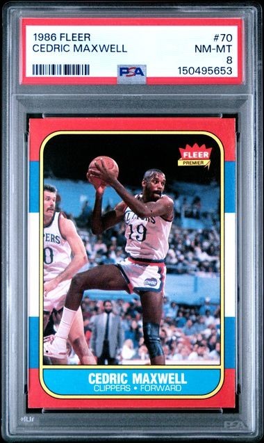 1986 Fleer Basketball #70 Cedric Maxwell NM/MT 8 150495653