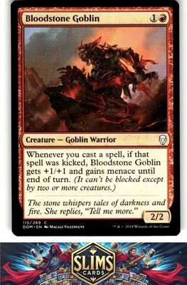 Magic the Gathering MTG Dominaria Bloodstone Goblin #115 Buy 2 Get 1