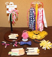 Gymboree Barrettes Hair Clips Pairs of Bows Vintage New Preowned - Large Lot