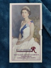 5 POUNDS 1996 Elizabeth II. Queen s 70th Birthday ROYAL MINT PACK. see disc.