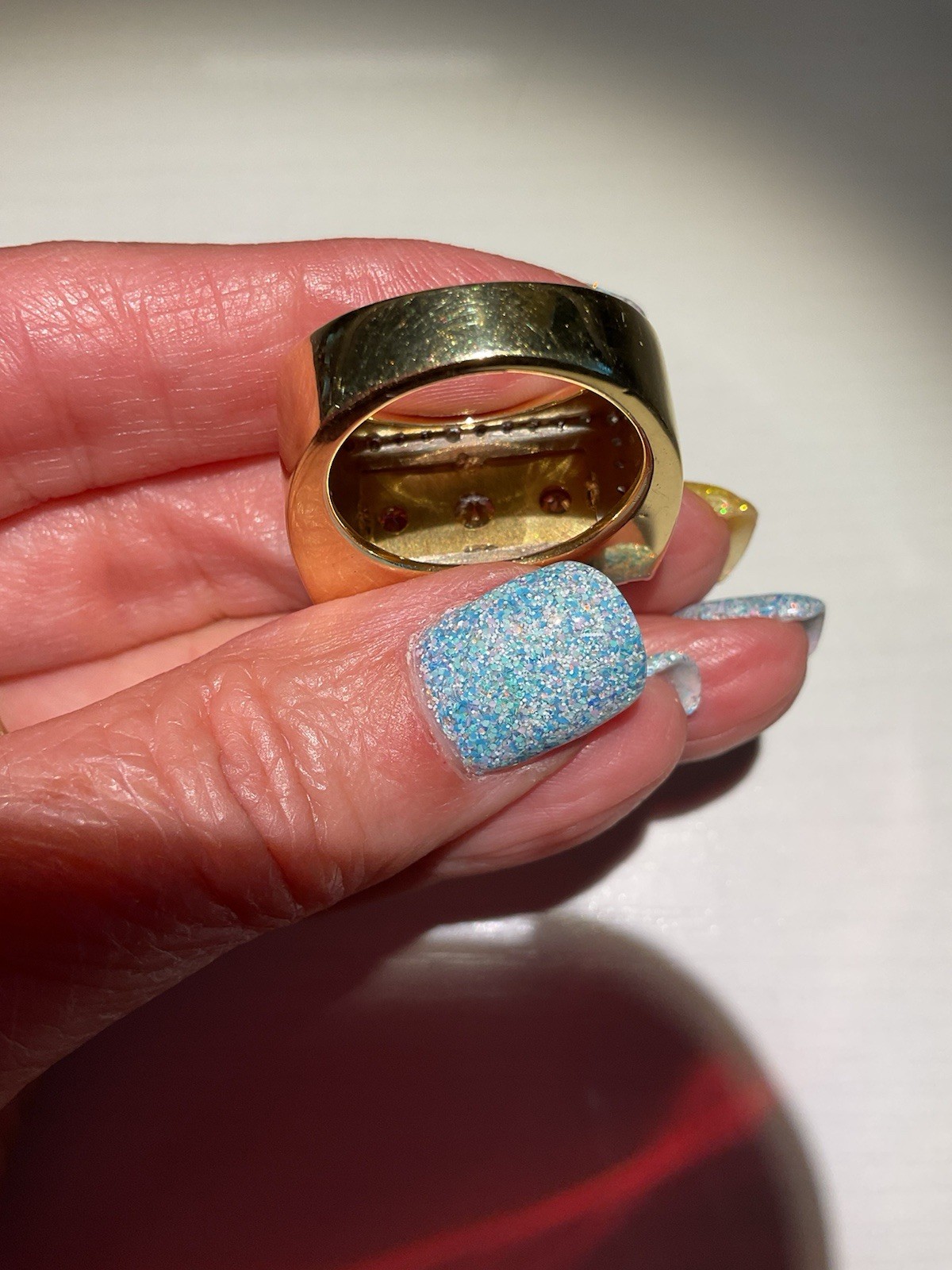 Men’s Custom Multi Diamond Ring - image 6