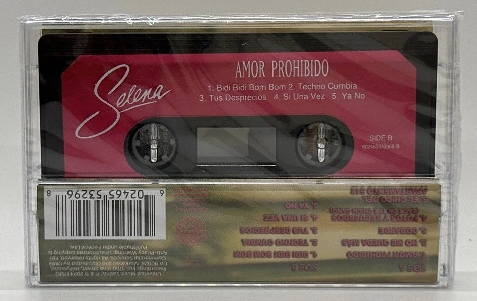 SELENA🌹Amor Prohibido Limited Edition 2024 Cassette NEW/SEALED - Image 3 of 4