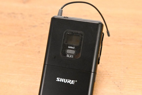 Shure SLX14 Bodypack Wireless System - G4 Band (NO POWER SUPPLY) CG01YDN - Afbeelding 10 van 15