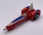 Hot Wheels Vintage 1979 Mattel Evel Knievel Red White Blue Rocket Car Tricar X-8