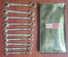 Craftsman 10 Piece Sae 532-716 Combination Ignition Wrench Set 9-43441 Usa Craftsman 10 Piece Sae 532-716 Combination Ignition Wrench Set 9-43441 Usa
