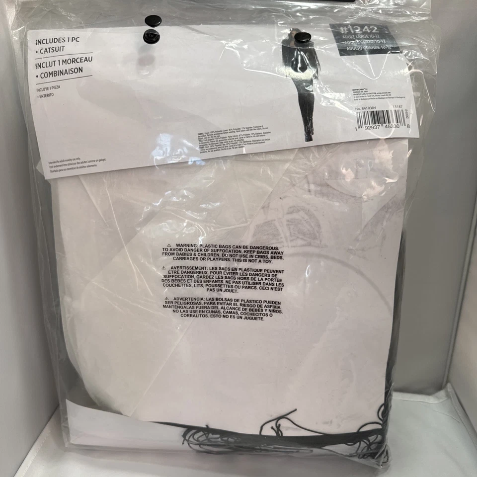 Ángel Oscuro Negro Gótico Caído Vestido Elegante Halloween Adulto Disfraz Talla Pequeña Nuevo Foto 4 de 4