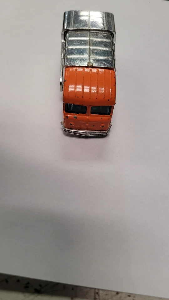 Corgi Juniors S & D Refuse Garbage Truck Van, 1/64 Orange - Image 2 of 4