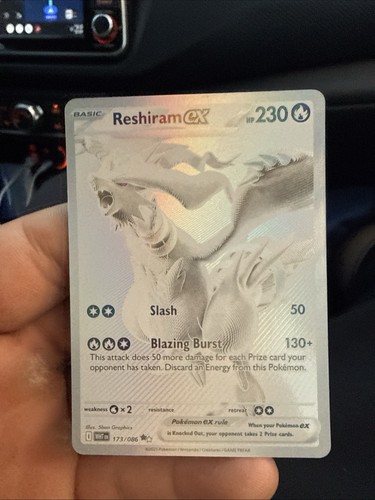 Pokemon - Reshiram ex 173/086 Sv: White Flare Holo NM-LP