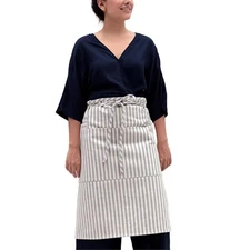MEEMA Bistro Half Apron for Men & Women | Half Aprons for Women With Pockets ...