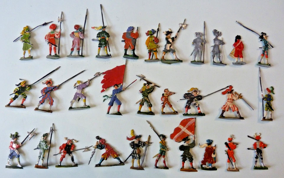Plats d'étain - Zinnfiguren : Guerre des paysans 1525 (allemands). - Photo 2/2