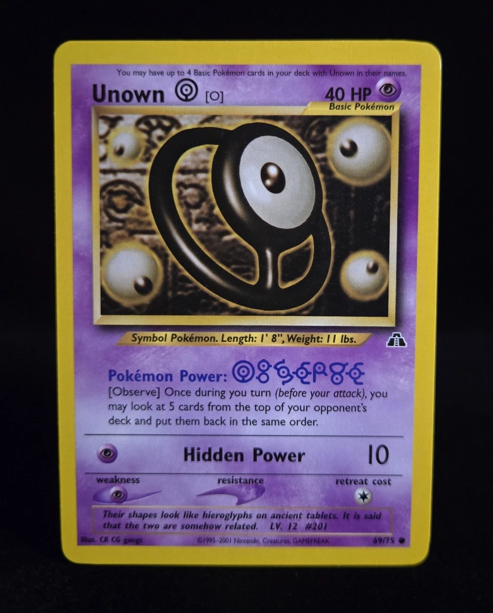 Unown Pokémon TCG Cards for sale