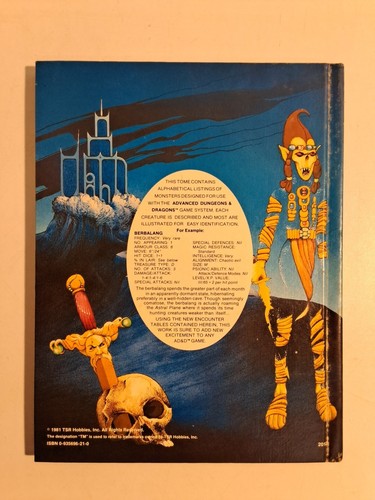 Advanced Dungeons And Dragons Fiend Folio 1980 (Hardcover ORIGINAL) - Imagen 2 de 7
