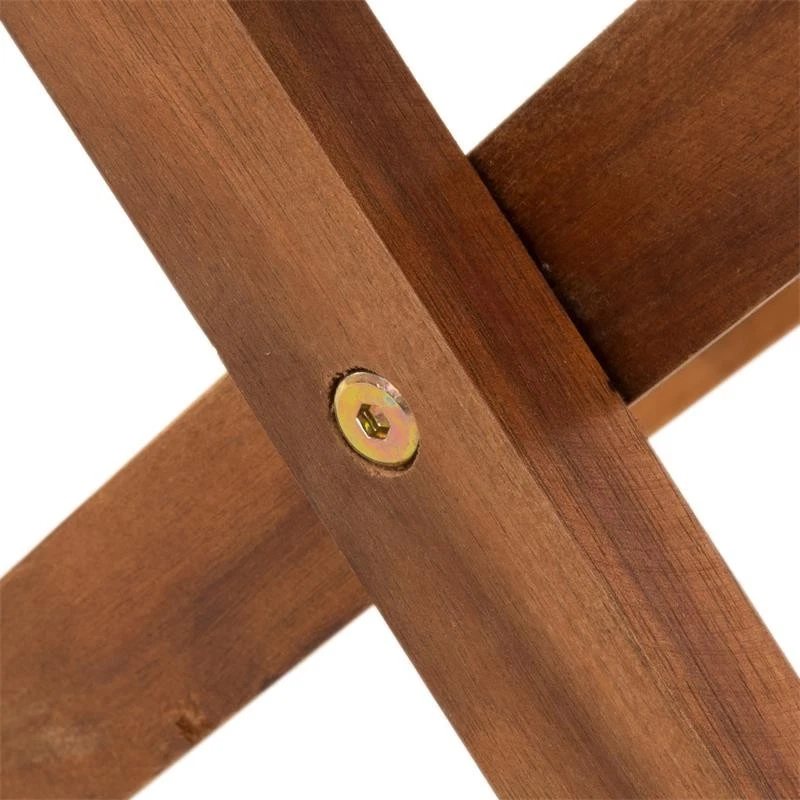 B-Ware Beistelltisch Gartentisch Lounge Klapptisch Kaffeetisch Tisch Holztisch - Bild 4 von 4