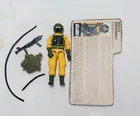 1985 AIRTIGHT V1 100% Complete File Card Vintage Figure GI Joe Hasbro ARAH