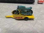 Lesney Matchbox Series Honda Motorcycle & Trailer No.38 Vintage Diecast 1960s