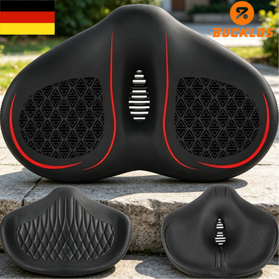 BUCKLOS Fahrradsattel Ergonomische Weicher Pad MTB Straße Komfort Stoßdicht DE