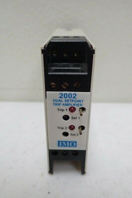 IMO 2002ALMTC-FC 2002 Type K T/C 0-500 Deg C Dual Setpoint Trip Amplifier 
