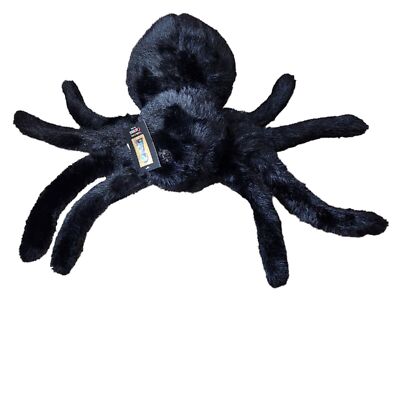Cynthia Rowley Plush Black Spider Sequin Eye Halloween Stuffed Animal Decor Fall