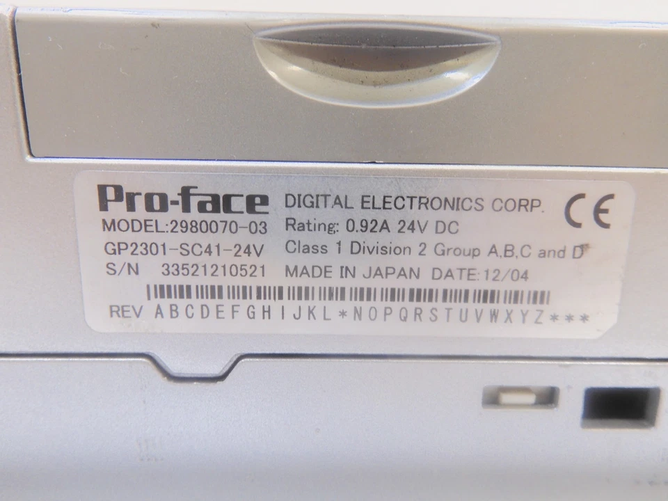 2980070-03, DIGITAL ELECTRONICS, PRO-FACE - Bild 4 von 4