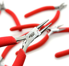 148mm Round Nose Pliers Foam Handles Ergonomic Wire Wrapping Jewelry Making Tool