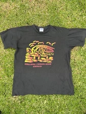 Vintage Ken Done Style Sydney Australia Koala Down Under T-Shirt Single Stitch