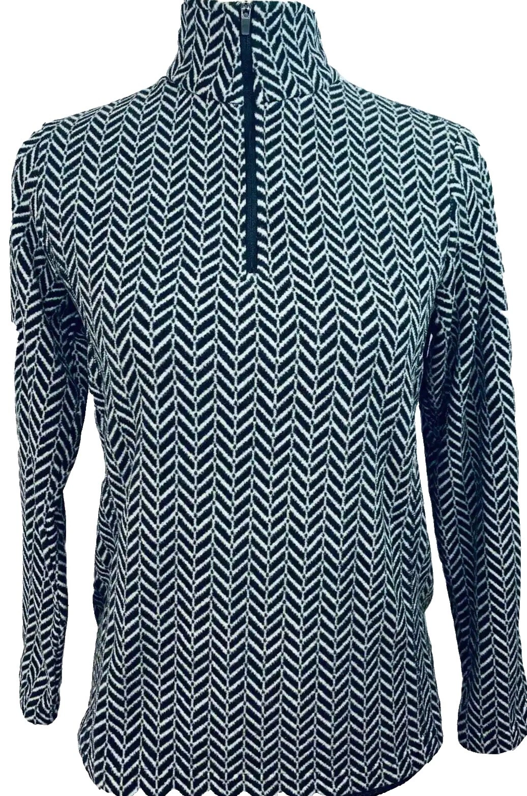 Polyester Lands' End Black Sweaters for Women