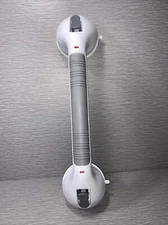 Glacier Bay 16 in. Suction Cup Grab Bar (1005 152 288) in White