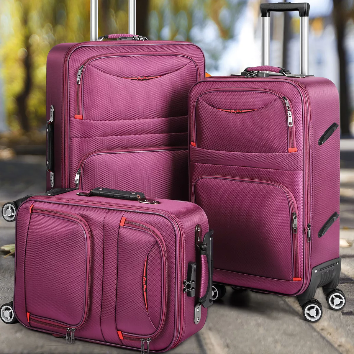 New Arrival Designer Women Men Suitcases Unisex Spinner Expandable