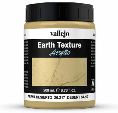 Vallejo 26.217 Desert Sand Earth Texture Diorama Effect 200ml Bottle
