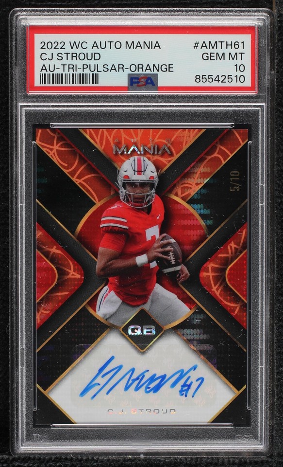 2022 Wild Card Auto Mania C. J. Stroud #AM-TH61 - 1 of 2
