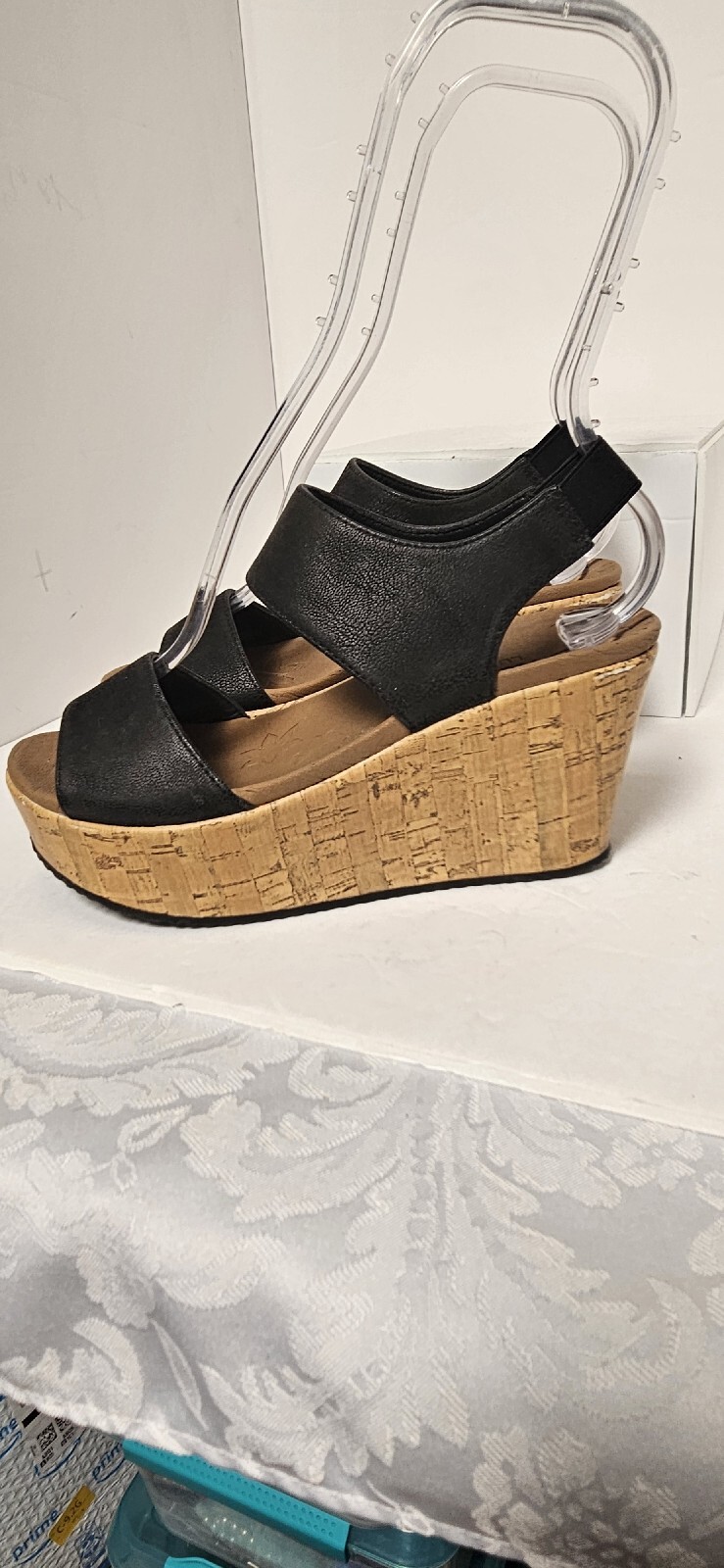 Skechers Women's High Heel Wedge Quarter Strap Sand… Gem