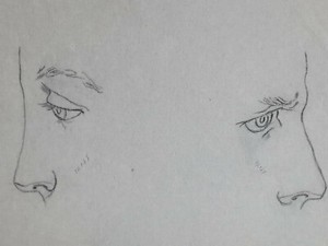 Etude Nez Dessin Original Volgelsang 31x23cm Xix Ebay