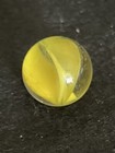 Vintage Marble Yellow Egg Yolk 4 Four Vane Cateye Unique Flow Collectible Toys — photo 8