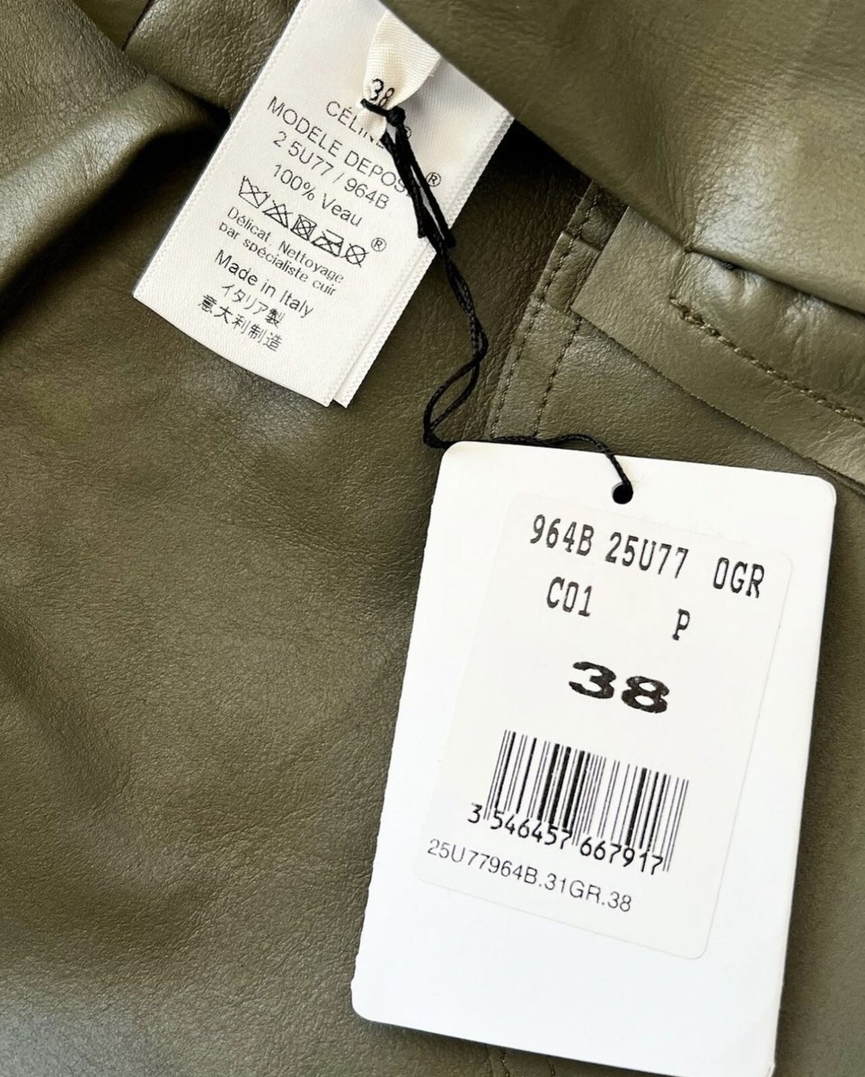 ジャケット・アウター CELINE sheep leather green jacket 46 セリーヌ オムから、21年ウィンターの新作アウターが発売！ | GQ