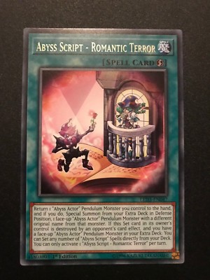 Yugioh: Abgrundschrift - Romantischer Terror LED3-047 - Rare - 1. Auflage