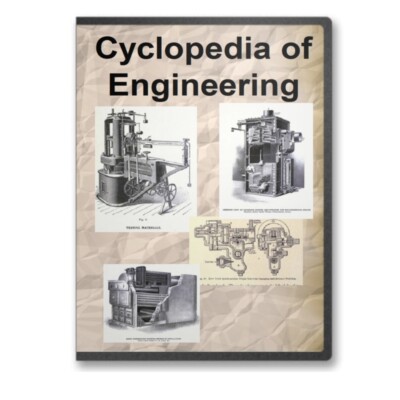 Cyclopedia of Engineering 7 Volume Set Engines Turbines Boilers More CD - D223