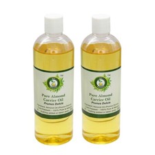 R V Essential Pure Almond Carrier Oil 100ml 100ml Pack Of 2