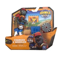 PAW PATROL Set CHARGER & WHEELER  BUILD IT PACK New