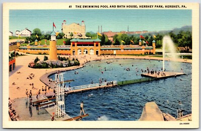 The Swimming Pool & Bath House, Hershey Park, Hershey, PA Pennsylvania