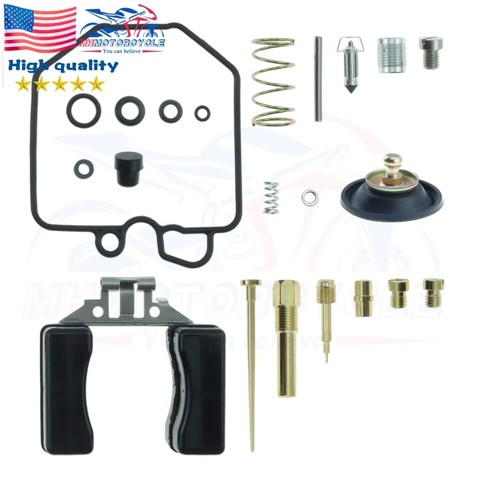 2X CARBURETOR REPAIR Rebuild KIT&FLOAT FITS HONDA CM400A CM400T Stock 1979-1981 - Image 2 of 4