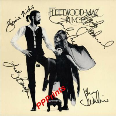 FLEETWOOD MAC - RUMOURS SIGNED AUTOGRAPHED 10X8 REPRO PHOTO PRINT Stevie Nicks
