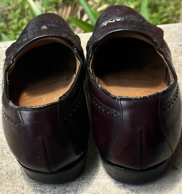 Johnston & Murphy Kiltie Loafers Wingtip Shoes Size 10  display picture 2