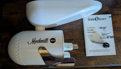 Mockmill Stone Grain Mill Attachment for KitchenAid Stand Mixers Preowned