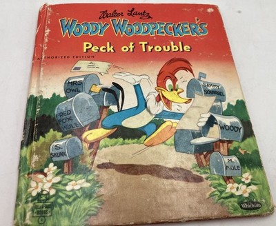 Whitman Woody Woodpecker Peck Of Trouble Tell A Tale 1951