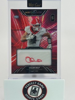  Oscar Delp - 2025 Wild Card Metallix - Wild Light - PRC Auto 1/1 - BULLDOGS